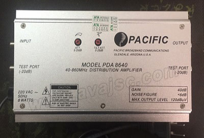 Bộ khuếch đại truyền hình cáp pacific PDA 8640